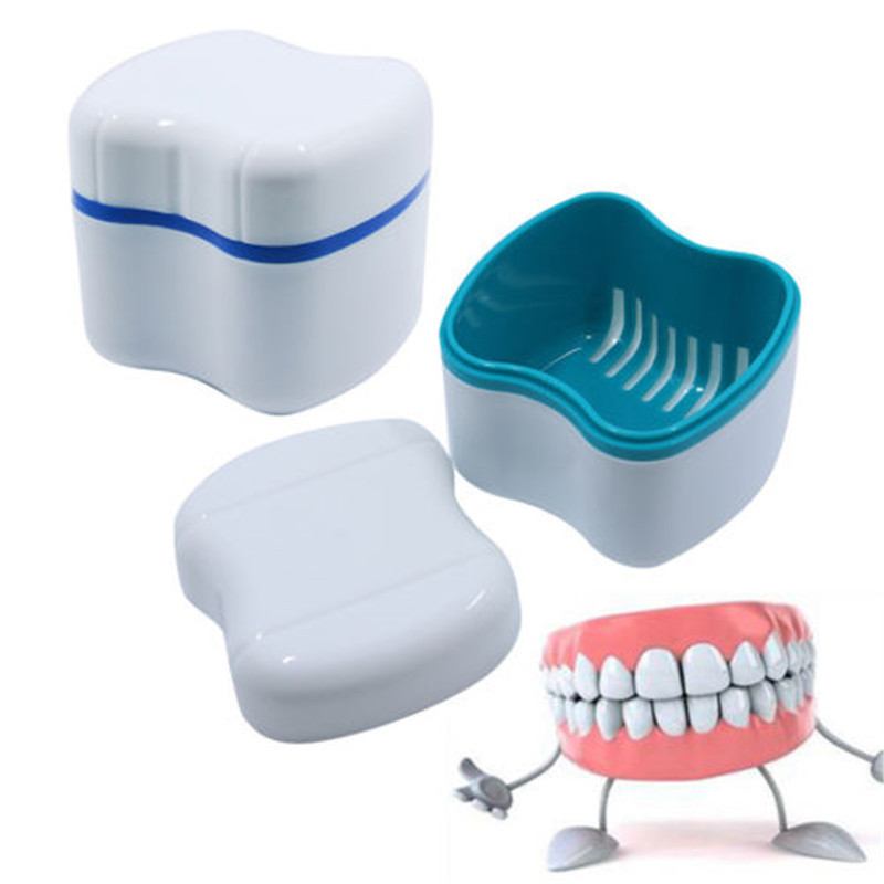 Dental Denture Retainer Orthodontic Dental Case Mouth Tray Box