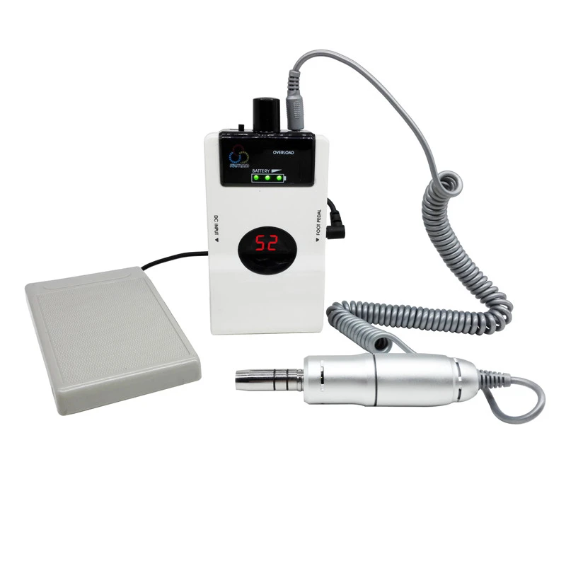 Dental Lab Rechargeable &amp; Portable Micromotor Motor 10,000rpm