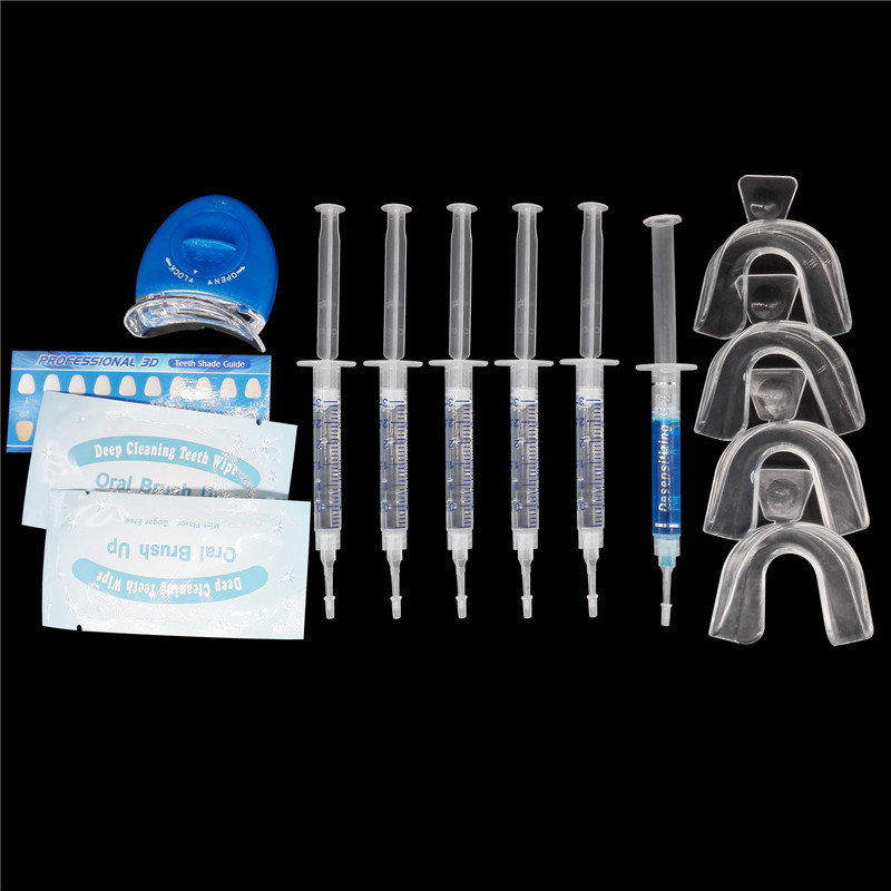 Dental Teeth Whitening Kit 44% Carbamide Peroxide Bleaching System Oral Gel
