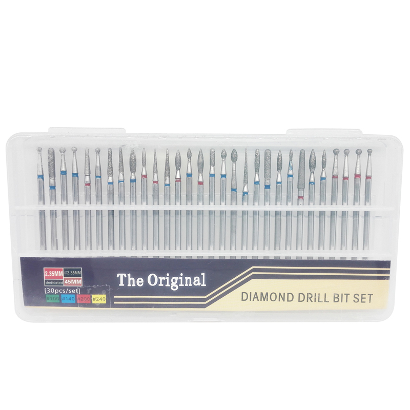 Dental The Original Diamond Burs Set Tooth Drill Jewelers Bit 2.35mm