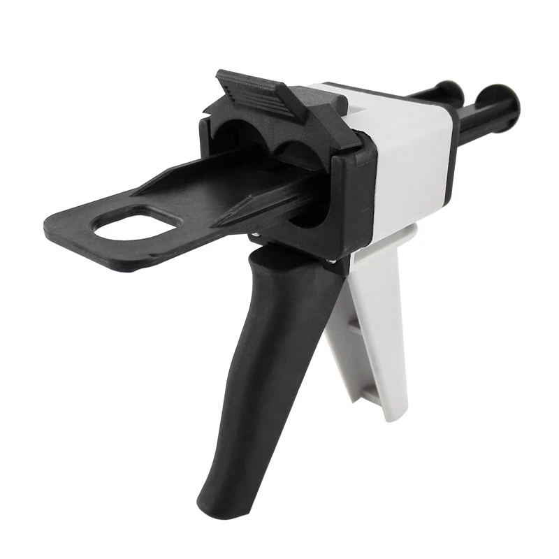 50ML 11/21 Dental Caulk Gun Epoxy Resin Applicator Dispenser Static