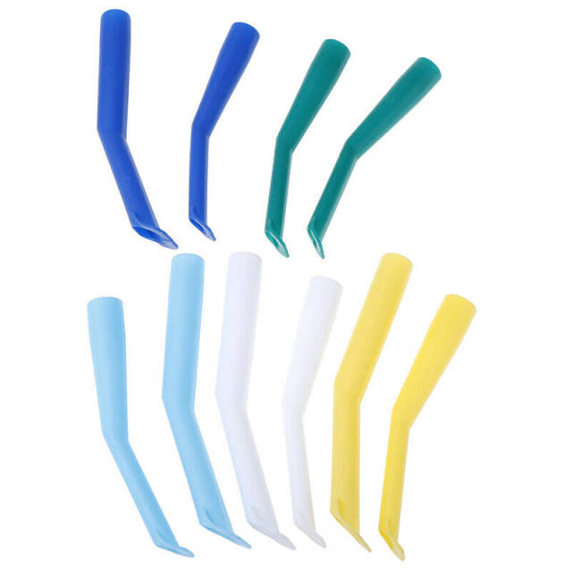 10Pcs/Set Dental Autoclavable HVE Suction Mixed Tubes Tubing 15mm,All