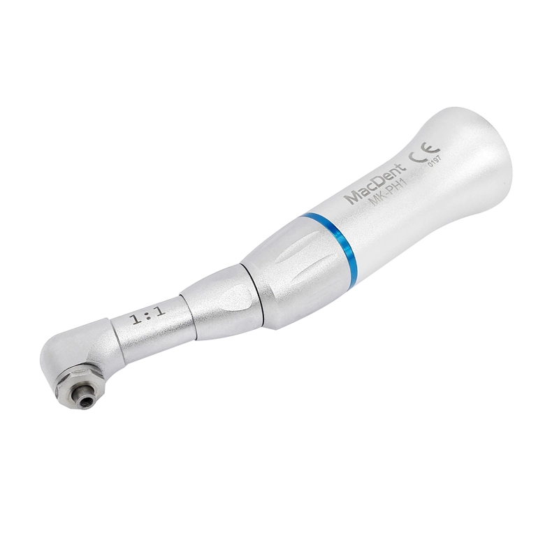 MacDent MK-PH1 Dental 1:1 Prophy Polishing Contra Angle Slow Low Speed Handpiece Threaded Screw-in Head