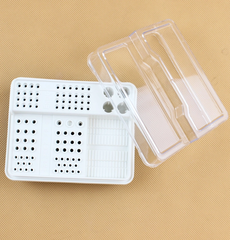 Dental Root canal instrument Burs disinfection management box