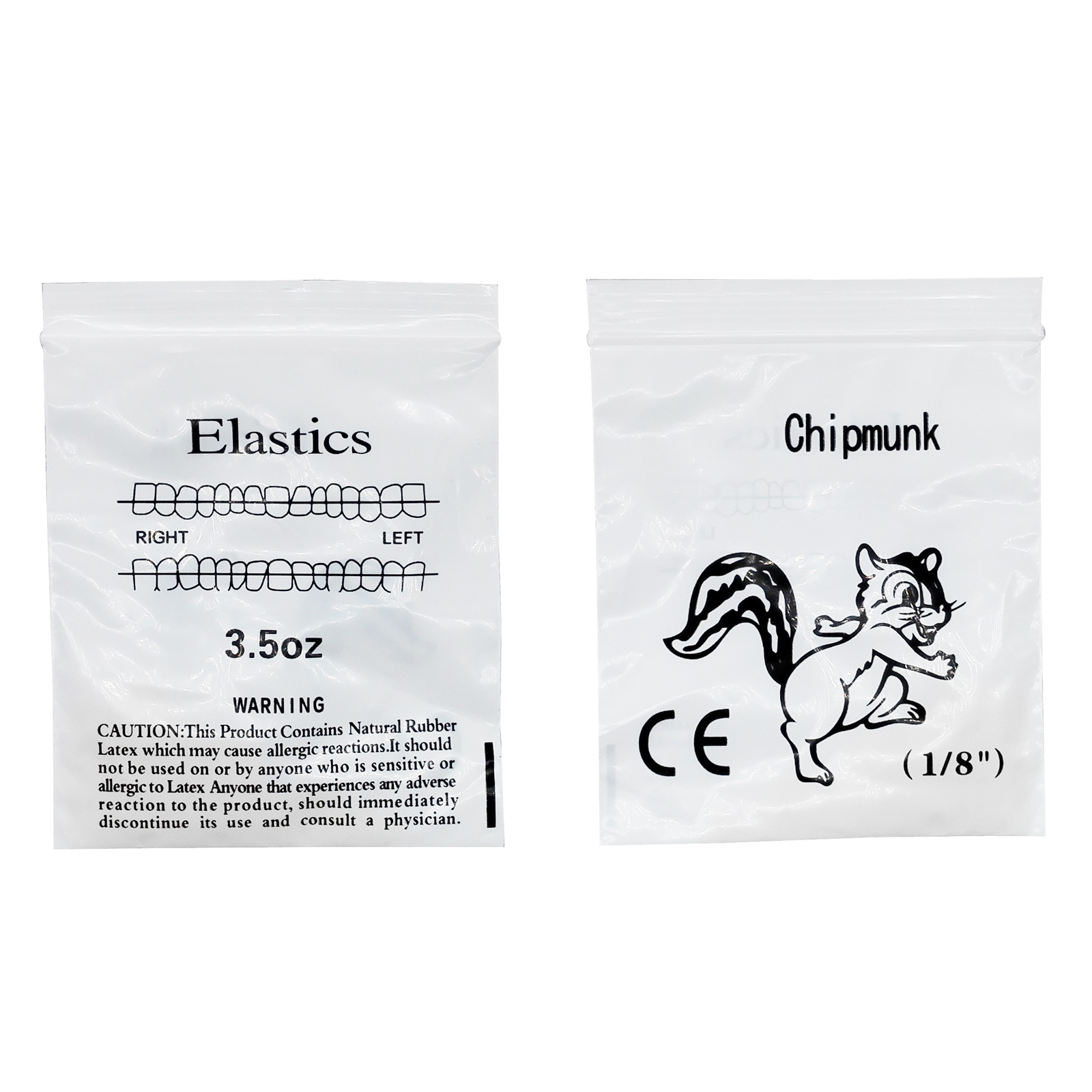 OrthoExtent Orthodontic IntraOral Elastics Medium force 3.5 oz x 1/4