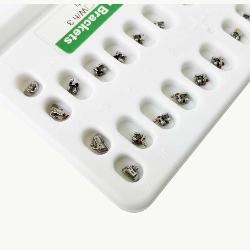 Dental Orthodontic Roth Self-Ligating Bracket 0.022"- 3,4,5 Hook & Tool 7-7