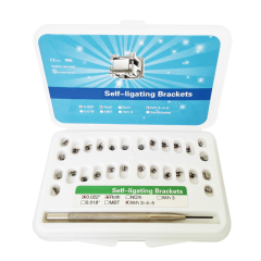Dental Orthodontic Roth Self-Ligating Bracket 0.022"- 3,4,5 Hook & Tool 7-7