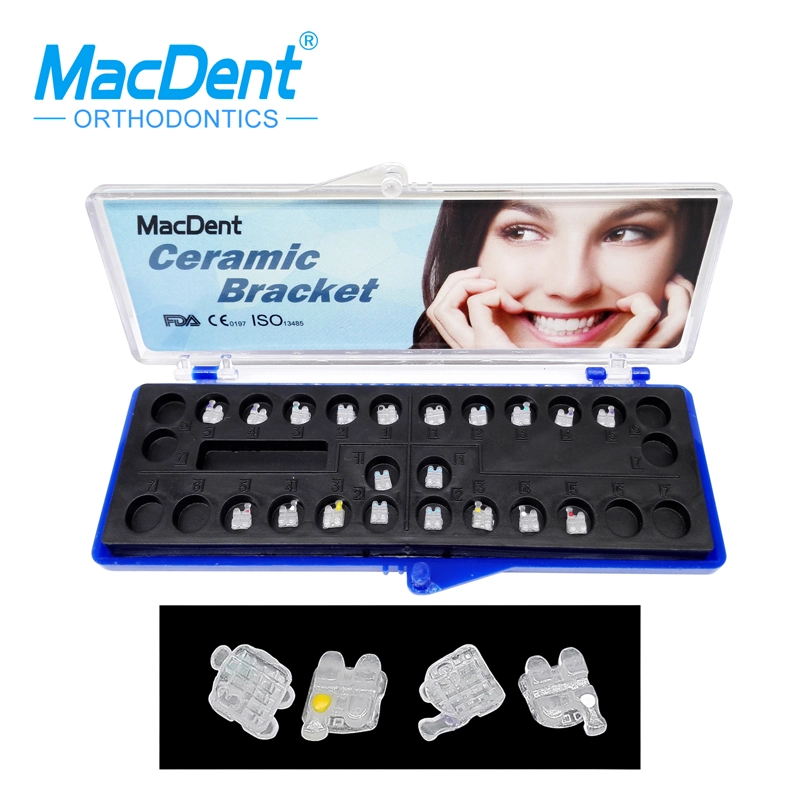 MacDent Dental Orthodonti​cs Bracket Ceramic Braces Mesh Base