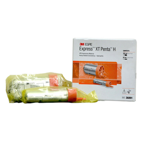 3M ESPE Express XT Penta H VPS Impression Material Dental Pack #36891