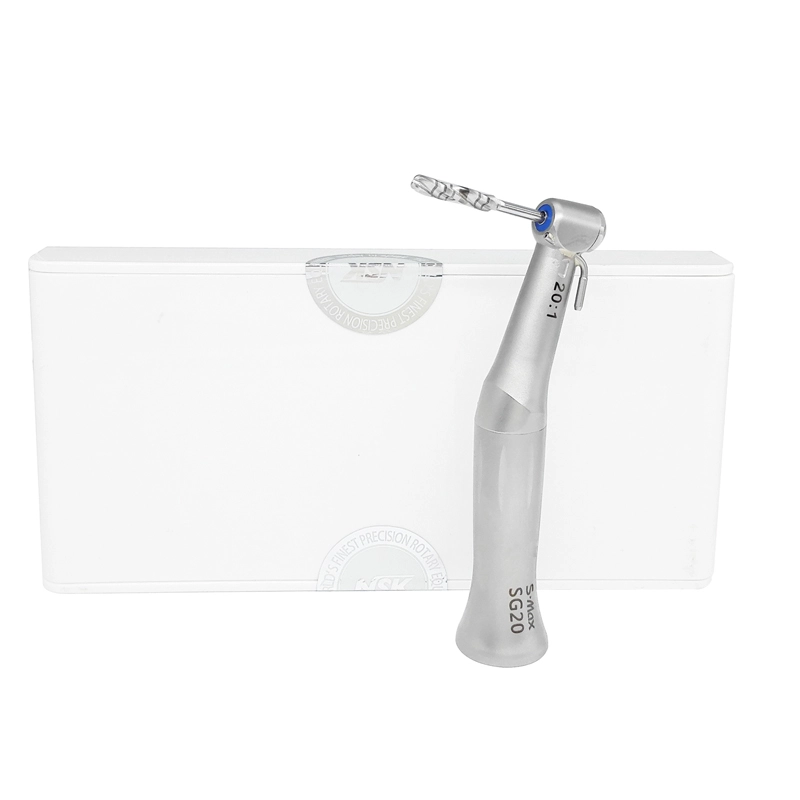 Contre-angle Dentaire Basse Vitesse 20:1 Compatible NSK E-type - Pneumatique, Pour Implants