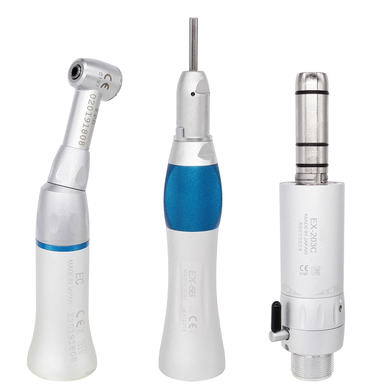 NSK Style Dental Low Speed Handpiece - Straight Contra Angle Air Motor, 2 Or 4 Hole