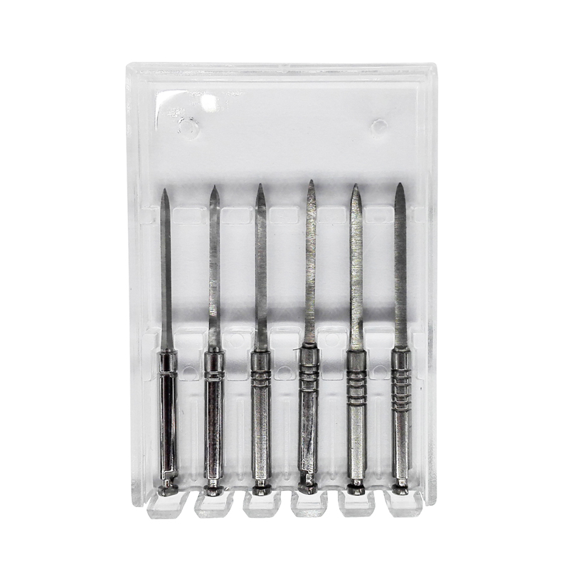 Dental Endodontics Reamers Stainless Steel L1-6 Drills Instrument For Screw Post