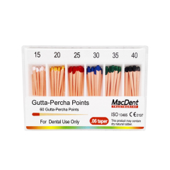 MacDent 0.06 Taper Dental Gutta Percha Points