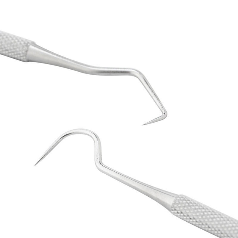 3 Pcs /Set Dental Examination Kit Basic Hygiene Tweezer Mirror Explorer Cleaning Tool