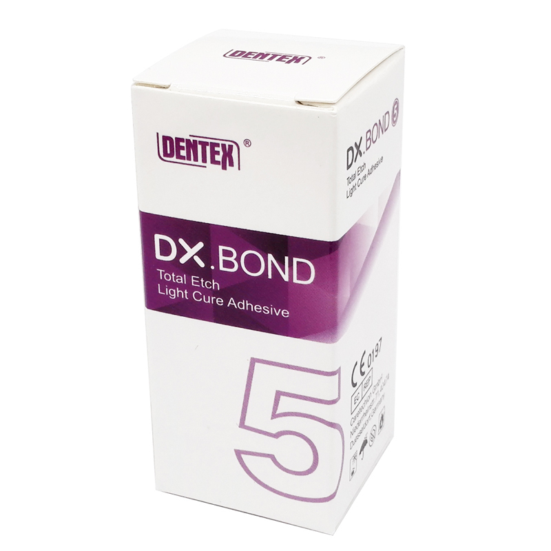 Dentex DX.BOND V Dental Light Cure Total Etch Dentin Enamel Resin Bonding Adhesive 5ml