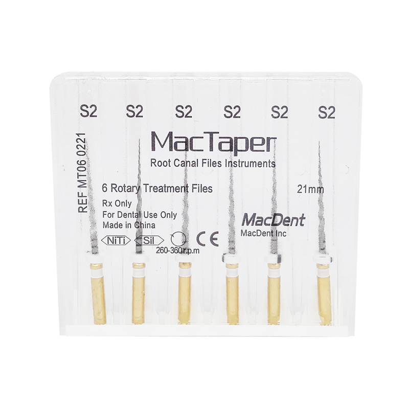 MacDent MacTaper Dental Universal Rotary Root Canal Shaping Finishing Engine Files Protaper Files