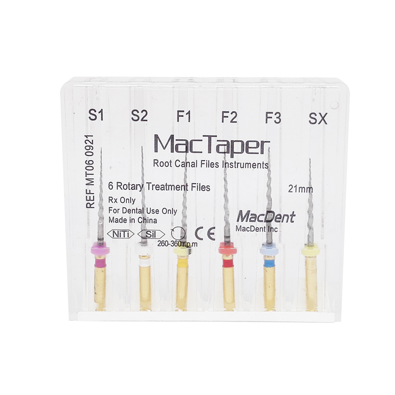 MacDent MacTaper Dental Universal Rotary Root Canal Shaping Finishing Engine Files Protaper Files