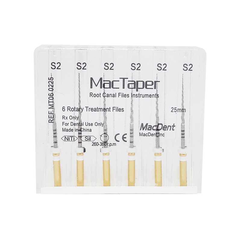 MacDent MacTaper Dental Universal Rotary Root Canal Shaping Finishing Engine Files Protaper Files