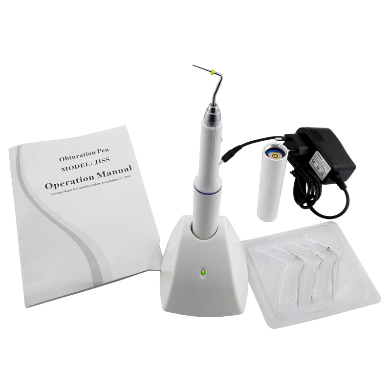 Dental Cordless Endo Gutta Percha Obturation System Heated Pen J1SS 4 Tips Injection Device