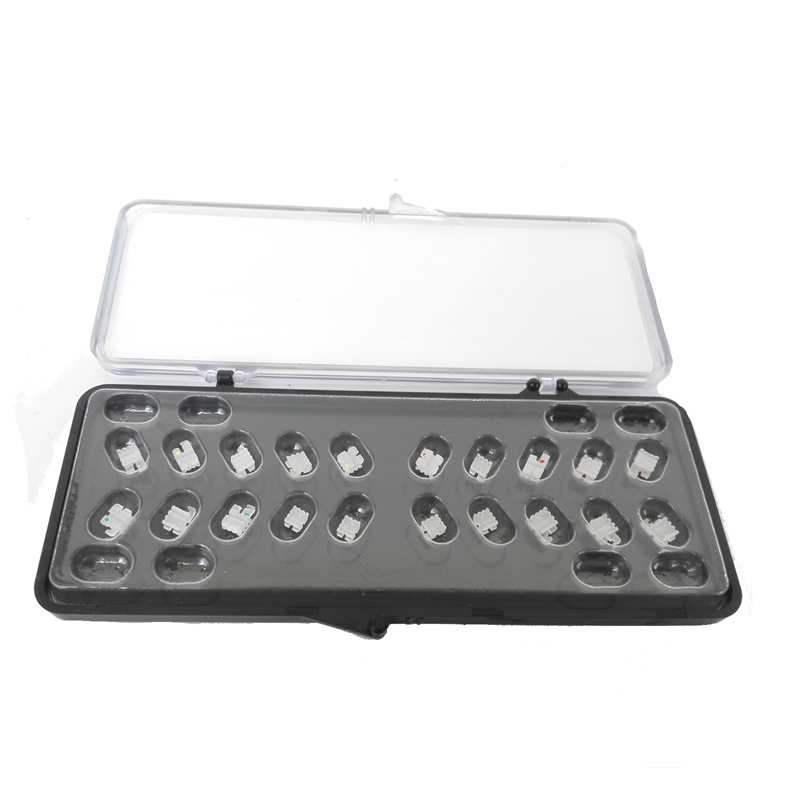 Dental Orthodontic Ceramic Bracket Roth Slot 022 3 4 5 Hooks