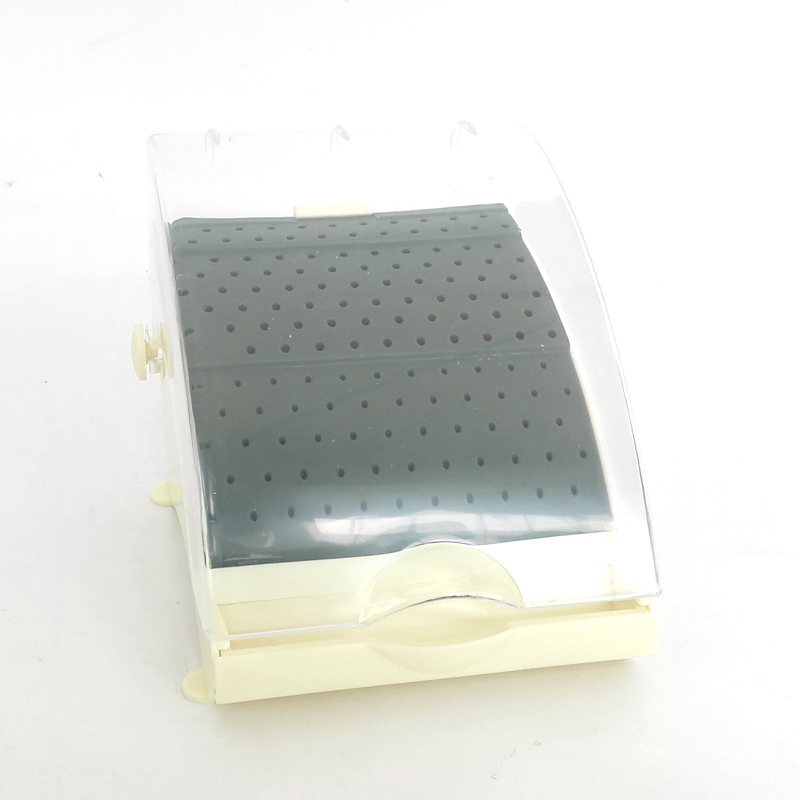 142 Holes Dental Burs Block Holder Station Sterilizer Case Disinfection Box