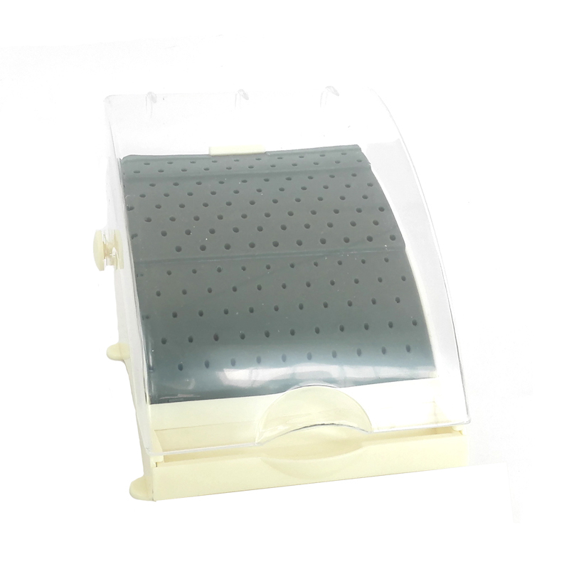 142 Holes Dental Burs Block Holder Station Sterilizer Case Disinfection Box