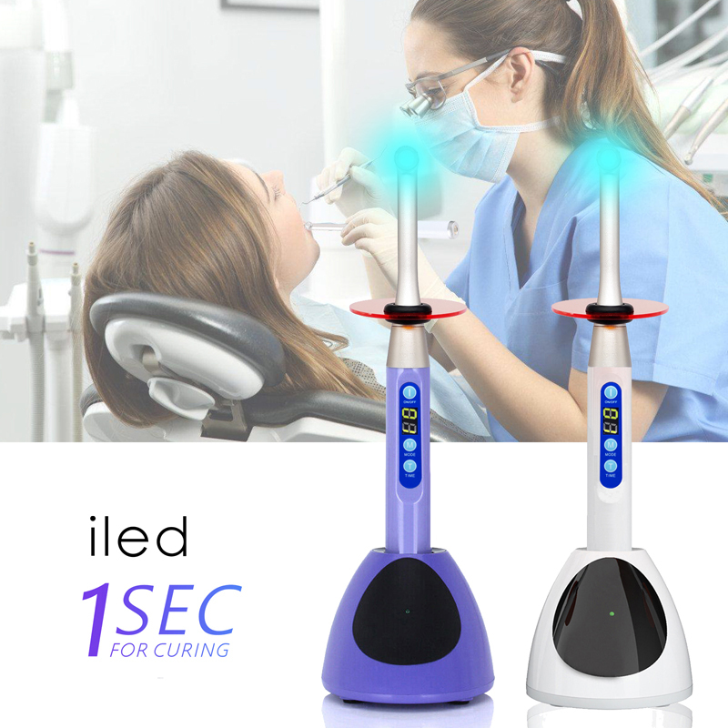 Dental Wireless LED Curing Light Lamp iLED 1 Second Curing Fit Woodpecker DTE
