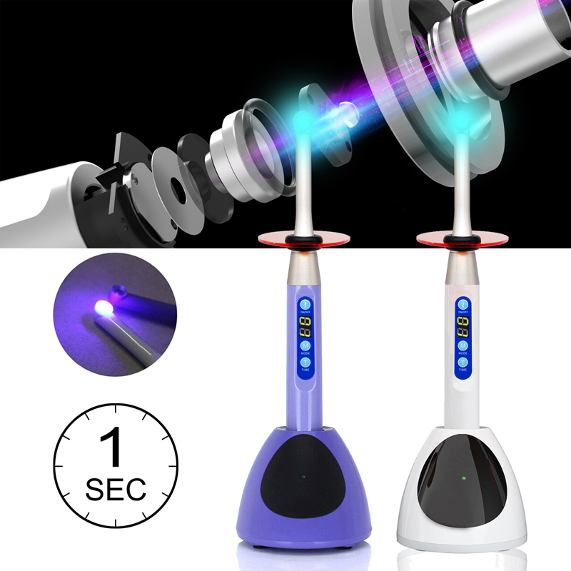Dental Wireless LED Curing Light Lamp iLED 1 Second Curing Fit Woodpecker DTE