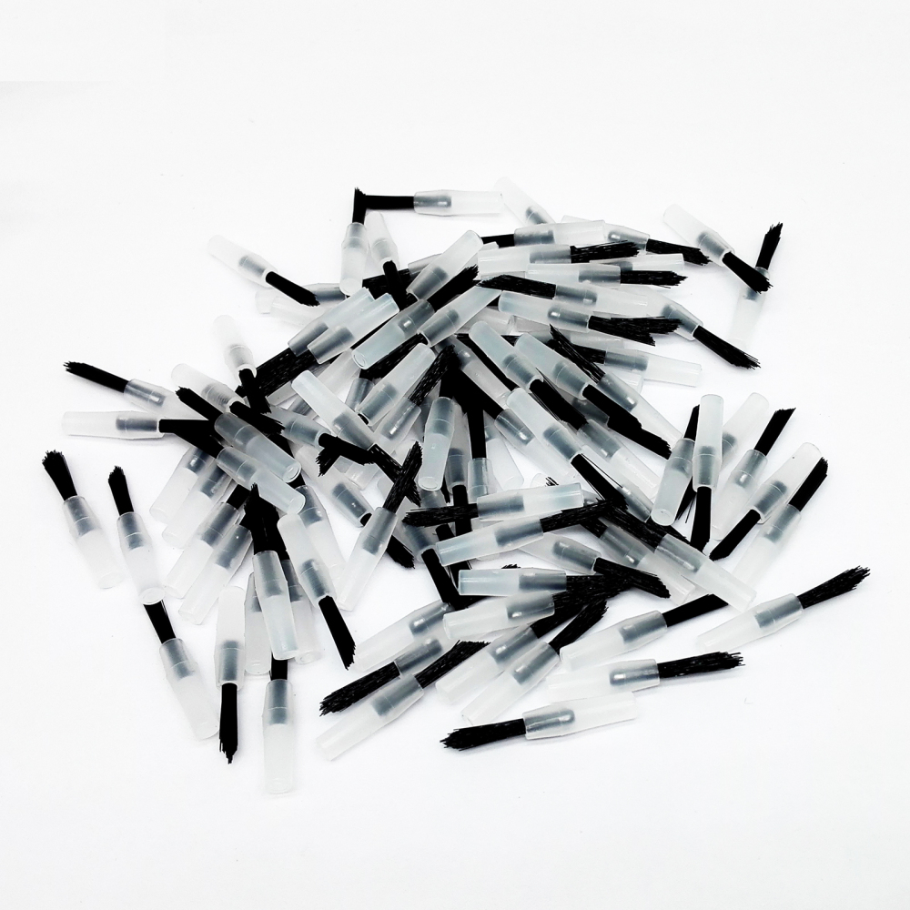 Dental Disposable Bendable Tapered applicator Brush Tips Brush Handle