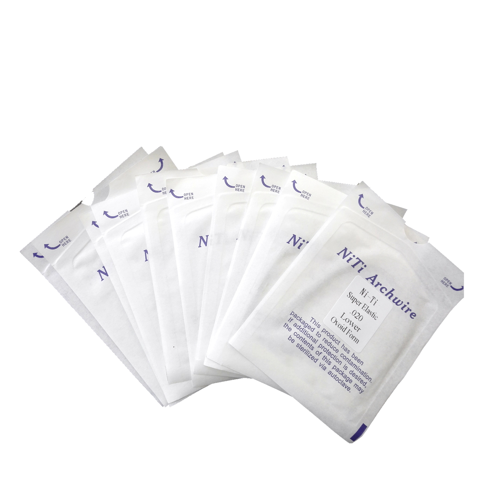 Dental Orthodontic Super Elastic Niti Ovoid Form Arch Wires