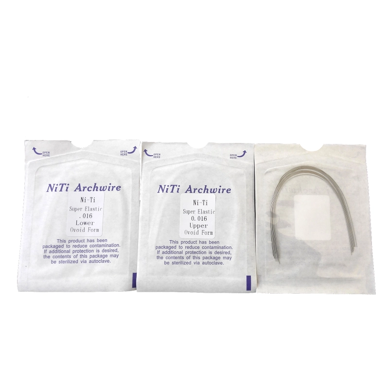 Dental Orthodontic Super Elastic Niti Ovoid Form Arch Wires