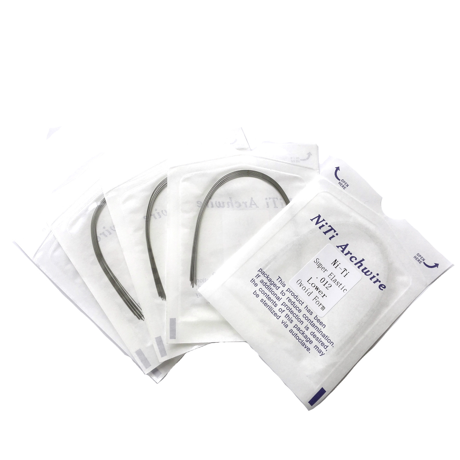 Dental Orthodontic Super Elastic Niti Ovoid Form Arch Wires