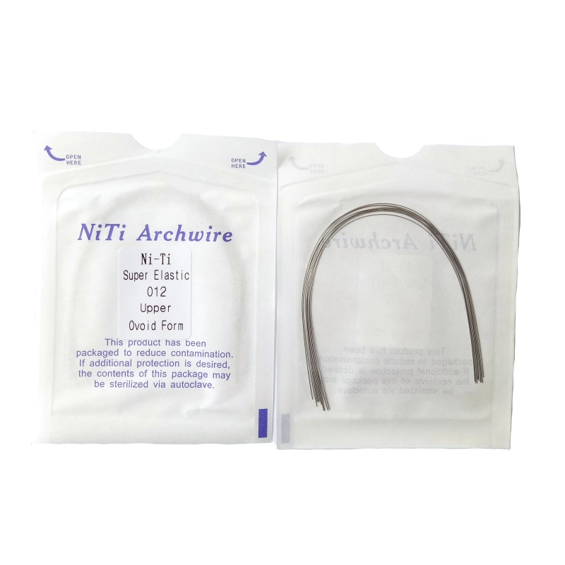 Dental Orthodontic Super Elastic Niti Ovoid Form Arch Wires