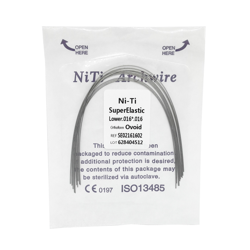 Dental Orthodontic Super Elastic Niti Square Form Arch Wires