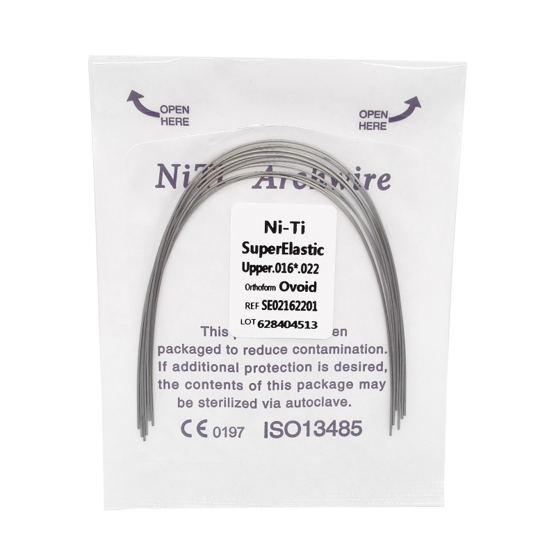 Dental Orthodontic Super Elastic Niti Square Form Arch Wires