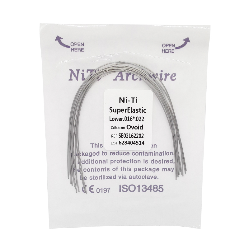 Dental Orthodontic Super Elastic Niti Square Form Arch Wires