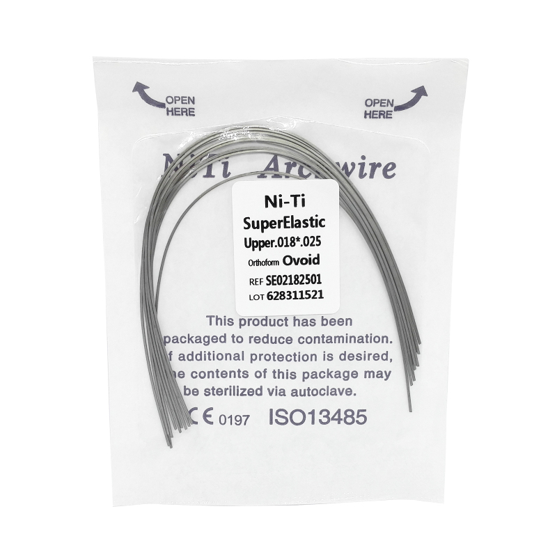 Dental Orthodontic Super Elastic Niti Square Form Arch Wires