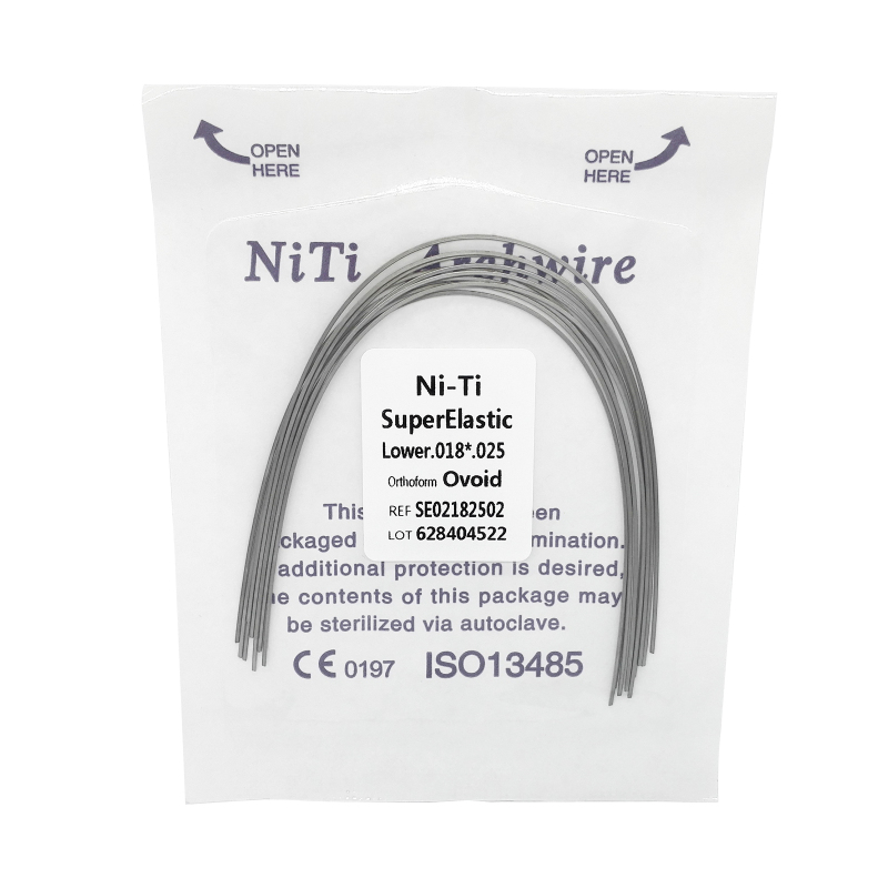 Dental Orthodontic Super Elastic Niti Square Form Arch Wires