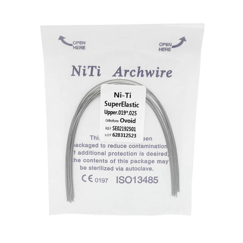 Dental Orthodontic Super Elastic Niti Square Form Arch Wires