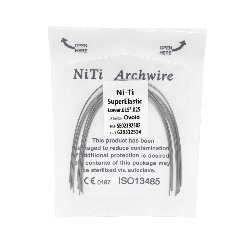 Dental Orthodontic Super Elastic Niti Square Form Arch Wires