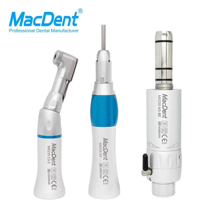 MacDent MX235 C3-3 B2 / M4 Dental Low Speed Handpiece Kit
