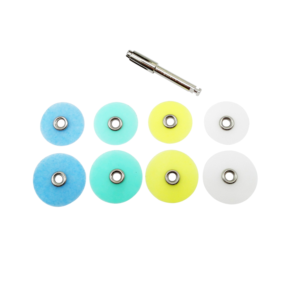 80 Pcs Dental Polishing Discs Universal Mandrel TOR No. 1.075 14mm / 12mm