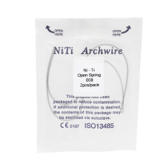 Dental Orthodontic NiTi Opened Coil Spring Arch Wire 2Pcs/Bag