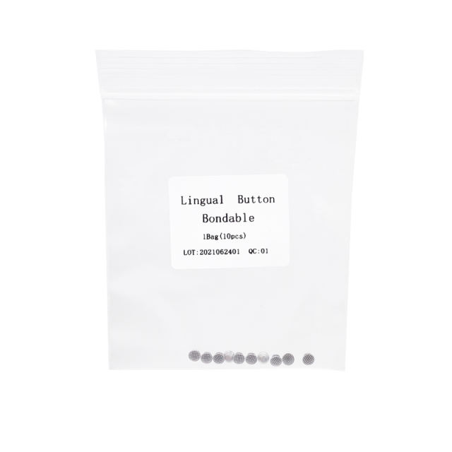 Dental Orthodontic Lingual Button Bondable Round Base Direct Eyelets