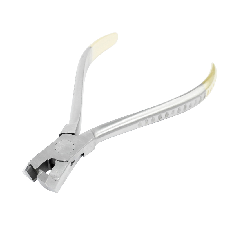 Dental End Cutter Plier TC Orthodontic Instrument Gold-Plated