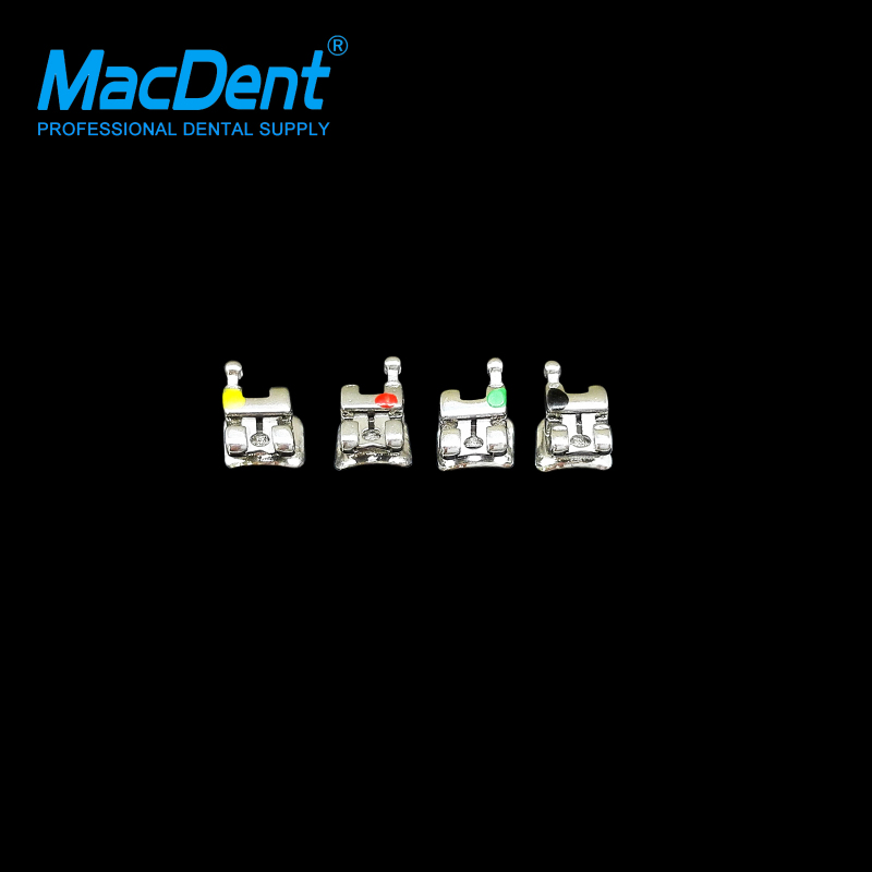 MacDent Dental Orthodontic Self-ligating Brackets 5-5 Roth/MBT 0.022