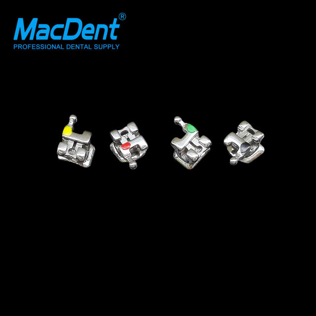 MacDent Dental Orthodontic Self-ligating Brackets 5-5 Roth/MBT 0.022