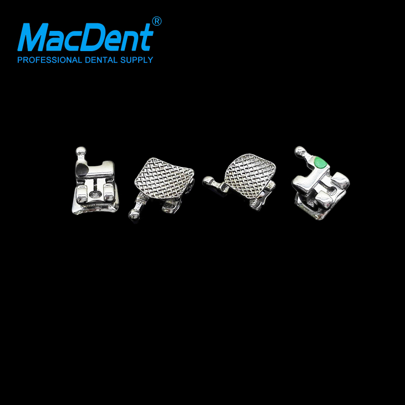 MacDent Dental Orthodontic Self-ligating Brackets 5-5 Roth/MBT 0.022