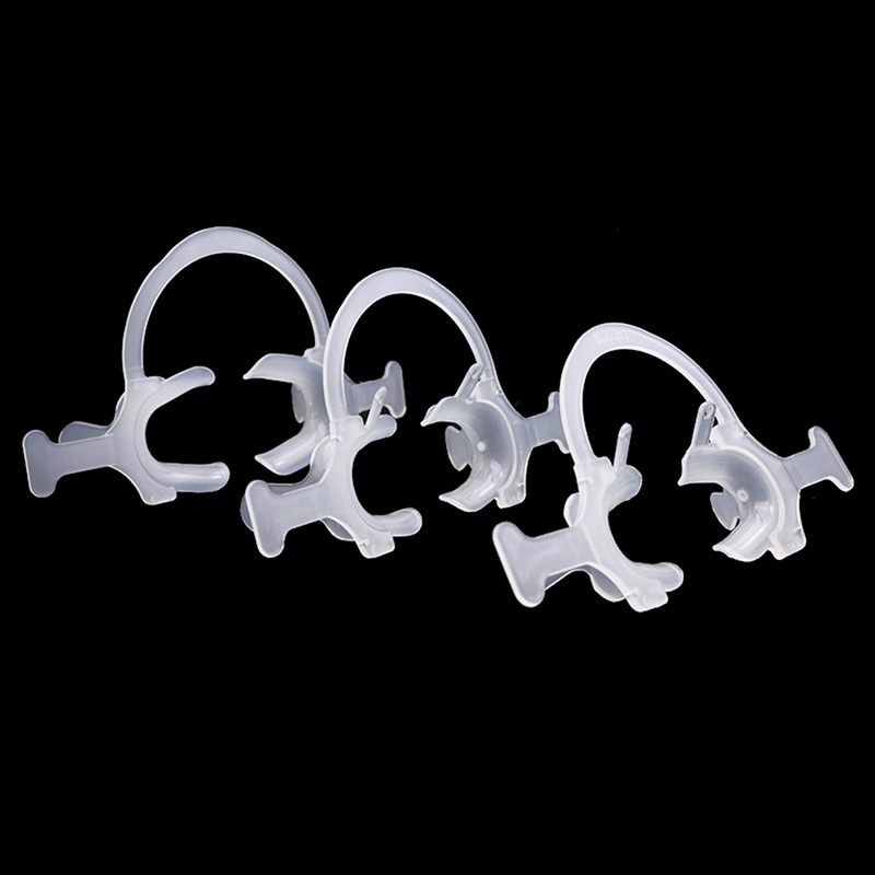 Dental Cheek Lip Retractor Expanders Mouth Opener Handle Wing C Shape