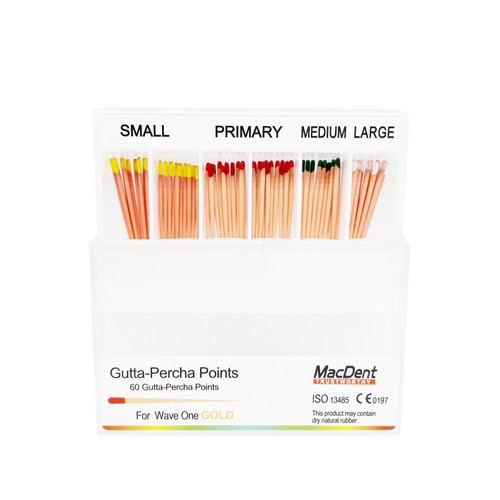 MacDent Dental Gutta Percha Points Refills Endodontic Root Canal for WAVEONE Gold